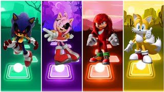 Sonic Hedgehog Team  Sonic Exe vs Amy Exe Sonic vs Knuckles Sonic vs Tails Sonic  Tileshop [upl. by Aid]