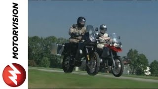 BMW R1200 GS vs KTM 990 Adventure [upl. by Grussing]