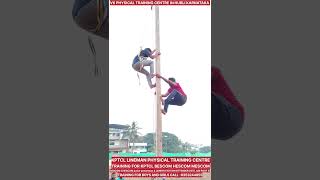 kptcl lineman physical training centre in Hubli training for junior power man amp junior station atte [upl. by Soble]