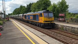 60087 quotIngleboroughquot passing Settle 8724 with the empty 6E77 HunsletArcow [upl. by Lancaster74]