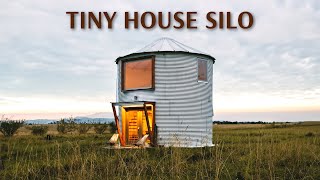 Grain Silo Tiny House  460sqft Airbnb Tiny Home Tour [upl. by Thgiwed]