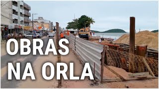 Atualização 6  Como está a Praia de Piúma e Obras na Orla [upl. by Boothman]