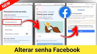 Como alterar a senha no Facebook sem WhatsApp 2024  altere sua senha do Facebook [upl. by Diraf]