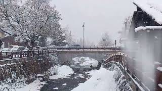 Lots of Snow in the Dolomites Town of Campitello di Fassa 2024 February  The Dolomites Mountain [upl. by Maker44]