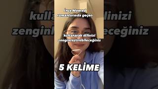 İnce Memed romanlarında geçen bazı yöresel kelimeler edebiyat shorts [upl. by Lenuahs]