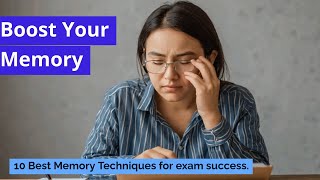 10 Best Memory Techniques for exam successBoost Your Memory Power [upl. by Eelahc]