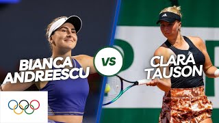 Bianca Andreescu vs Clara Tauson Olympic Games Prediction [upl. by Assedo]