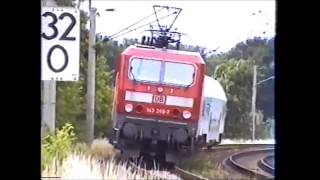 Bahnalltag in Großenhain JuniJuli 2000 [upl. by Mazur82]