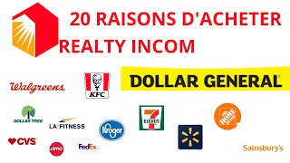 20 RAISONS D INVESTIR DANS REALTY INCOME [upl. by Crelin]