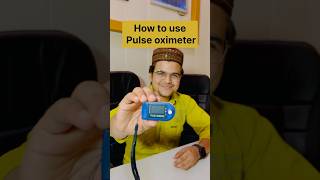 How to use “PULSE OXIMETER “⏱️ pulse medical pharmacy shortvideo shorts [upl. by Hadwin]