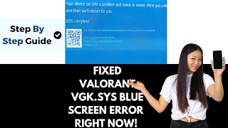 Fix Valorant VGKSYS Blue Screen Error Windows 10 11 in 8 Easy Steps [upl. by Horatio64]