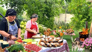 Eggplants stuffed with meat Its impossible not to love Village life [upl. by Aubin]