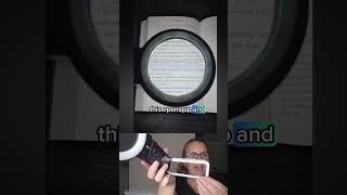 Powerful 30X amp 40X Magnifying Glass with LED Lights for Better Reading productreview [upl. by Cherilyn]