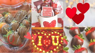 How I made Valentine’s Day special for my husbandchocolate coated strawberriesfinding gift [upl. by Esille743]