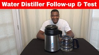 Megahome Water Distiller Follow Up Review and Test [upl. by Enyawed]