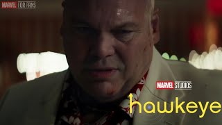 Kate Bishop Vs Kingpin  Finale Fight Scene  Hawkeye Vs Kingpin  Marvel Studios Hawkeye S01 E06 [upl. by Siusan]