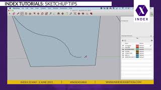 INDEX TUTORIALS How to create a decorative cornice in a SketchUp model LESSON 3 [upl. by Atwater]