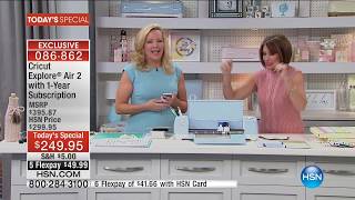 How to Use the Cricut Explore Air 2 with Anna Griffin  HSN [upl. by Helene590]