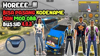 MOD Skin OBBKodename BUSSID 403 Terbaru [upl. by Sperry]