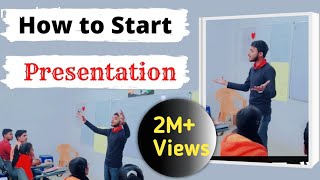 How to start presentations Presentation Skills Five Tips For Presentation by Jaswant Sir [upl. by Suhsoj]