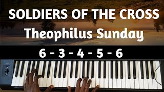 HOW TO PLAY quotSOLDIER OF THE CROSSquot BY THEOPHILUS SUNDAY IN KEY F [upl. by Aney]