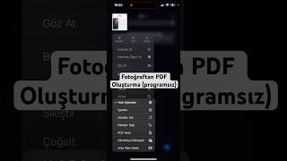 iPhone fotoğraftan PDF yapma pdf [upl. by Simons539]