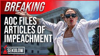 BREAKING AOC Files Articles of Impeachment [upl. by Ausoj]