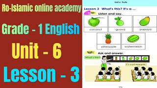 Grade 1 English Myanmar new curriculum textbook Unit 6 Lesson 3 Whats this Its a [upl. by Leong]