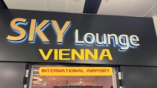 Sky Lounge at Vienna International Airport 2024 [upl. by Harewood498]