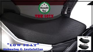 TRK 502X Low seat  unboxing amp instalation [upl. by Trilly]