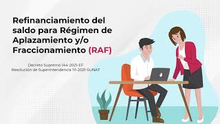 Refinanciamiento del saldo para Régimen de Aplazamiento yo Fraccionamiento RAF [upl. by Maurie]