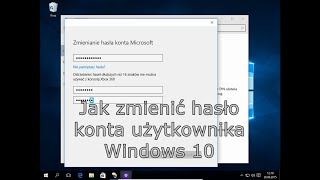 Jak zmienić hasło konta użytkownika Microsoft Windows 10 [upl. by Trixi741]