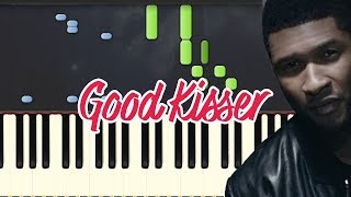 🎹Usher  Good Kisser Piano Tutorial Synthesia❤️♫ [upl. by Dolley]