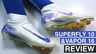 YOU MIGHT NOT LIKE THEM  Nike Zoom Mercurial Superfly 10 amp Vapor 16 Elite  Review  On Feet [upl. by Allicsirp]