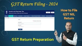 How to file GSTR1  GSTR1 NIL  How to file GSTR 1 gstr1 gstr1 file  gst nil file kaise kare [upl. by Len]