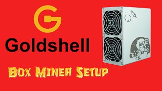 Goldshell Box Miner Pool Setup Fast [upl. by Murdock849]