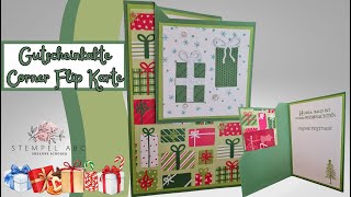 Gutscheinkarte  Corner Flip Karte  Produkte von Stampin´UP [upl. by Nnyliram]