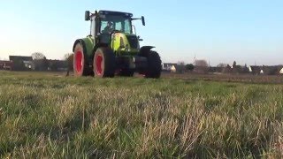 Wiesen schleppen mit Claas Arion 540 [upl. by Desiree756]