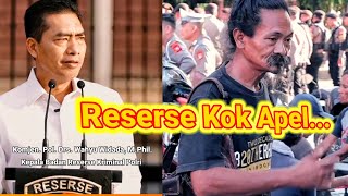 🛑Reserse Polisi Kok Apel Pernyataan KABARESKRIM POLRI Komjen Pol Wahyu Widada [upl. by Arateehc]