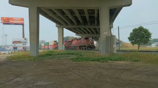 CP IntermodalManifest East Departing Whittier  Winnipeg MB 07212021 [upl. by Notak]