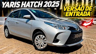 NOVO TOYOTA YARIS HATCH XL 2025  O YARIS DE ENTRADA [upl. by Ruhtra]