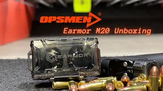 Earmor M20 Electronic Earplugs Unboxing [upl. by Anyotal]