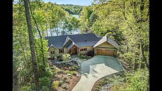 100 Amakola Court in Brevard North Carolina — Connestee Falls Lakefront Home For Sale — Real Estate [upl. by Idak]