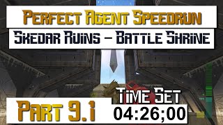 Perfect Dark Speedrun Perfect Agent part 91 Skedar Ruins  Battle Shrine [upl. by Anidal152]