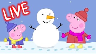 Peppa Pig LIVE HOLIDAY SPECIAL 🎄  Snow Days  Peppa Pig Playground  Peppa Pig Full Episodes [upl. by Enitsenrae]