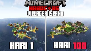 100 Hari di Minecraft Hardcore Villager Island [upl. by Thomsen161]