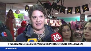 Seremi de Salud Magallanes y Sernac fiscalizan locales de venta de productos Halloween [upl. by Ahilam]