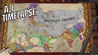 CRUSADER KINGS 3  400 YEAR AI ONLY TIMELAPSE PART 1 [upl. by Ode]