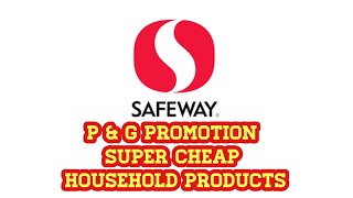 NEW PampG PROMOTION SUPER CHEAP HOUSEHOLD PRODUCTS at SAFEWAYACME EASY DIGITAL DEALS [upl. by Anairol905]