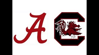 2019 2 Alabama at South Carolina Highlights [upl. by Ahsinav]